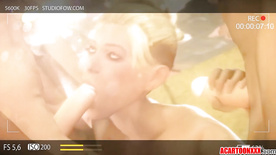 Sexy blonde Cassie Cage getting pussy drilled well