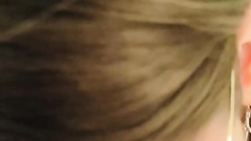 Luana Kazaki fazendo uma garganta profunda no boquete amador