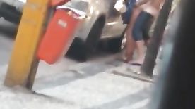 Flagra Na Rua Onde Casal Transa Gostoso No Centro Da Cidade Onde Moram