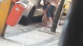 Flagra Na Rua Onde Casal Transa Gostoso No Centro Da Cidade Onde Moram