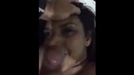 Marcia safadinha de jequitinhonha levando gozada na cara