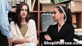Mom & Daughter Caught & Fucked For  |shopliftersex.com