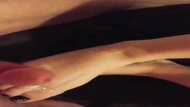 Footjob Cumshot Compilation