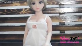 Petite teen Blonde amazing sex doll