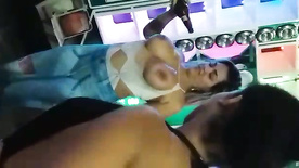 Flagra de bebada galega mostrando as tetas