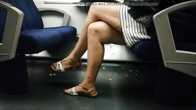 Sexy Legs on the train