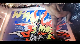 Brent Ray Fraser Penis Paints Roy Lichtenstein's Whaam!