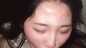 Korean girl face fuck