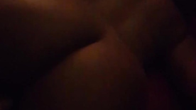 Black teen grabbing cock while being fingered deep homemade