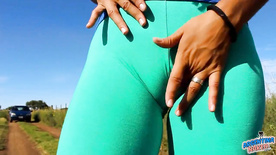 Winona Cameltoe Queen - Stripping and Fingered! Superb Ass