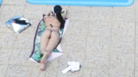 Flagra safadinha masturbando Piscina Flagged Girl masturbate on the pool