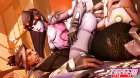 Sexy ass Widowmaker sex compilatition