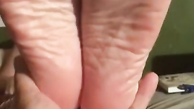 Petite feet tease