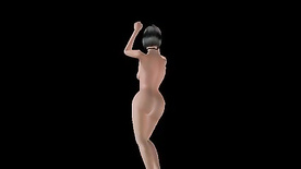 3D dolls #1 dancing asian doll