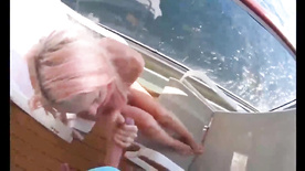 stunning blonde fucked on boat