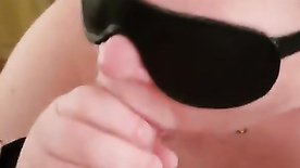 Blindfold blowjow