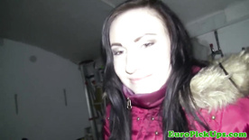 Petite pulled czech babe pov dick sucking for cash