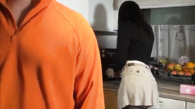 Sexy Stepsister Fucked by Her Stepbrother in Kitchen