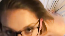 Cum on glasses