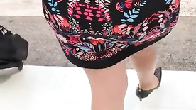 BBW PAWG in little dress