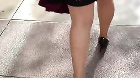 BBW PAWG in little dress