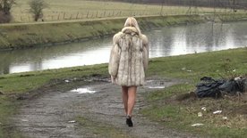 Walking in fox fur 3