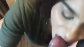 BJ & cusinm in her mouth