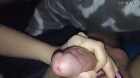 Handjob from Wife leads to Huge Cumshot