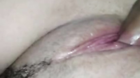 Sticking his dick and giving cum inside for my bitch