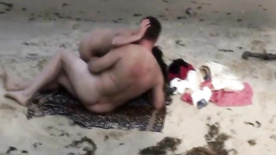 Nude Beach Cock Ride & Mutual Masturbatition