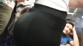 Huge ass black skirt 4