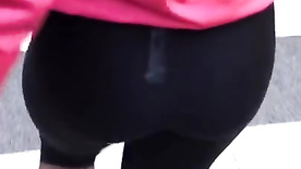 Thick Ass Black Teen Walking