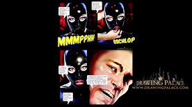 BDSM Comic Book - Slaves in latex spanked and punished hard