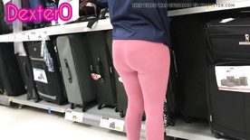 Spanish Walmart Employee Showing Off