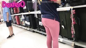 Spanish Walmart Employee Showing Off