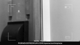 OPERACION LIMPIEZA - Colombian maid seduced and fucked hard by employer