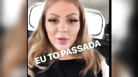 Luisa sonza oferecendo pra alguém comer ela