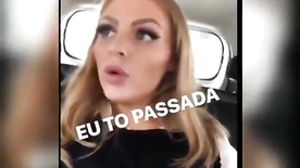 Luisa sonza oferecendo pra alguém comer ela