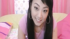 Alluring Asian Babe Reveals Stiff Nipples On Webcam