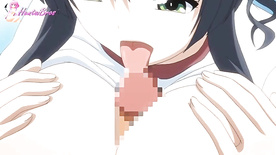Aluna safada dando a buceta para o amigo dentro da sala anime hentai