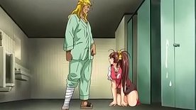 Enfermeira gostosa dando uma foda com paciente anime teen
