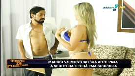 Marido traindo esposa com duas garotas gostosa corna vê tudo