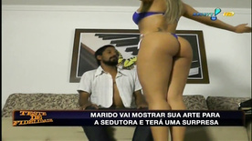 Marido traindo esposa com duas garotas gostosa corna vê tudo