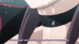 Hentai GangBang no Trem - Melhores Cenas - Legenda PT-BR