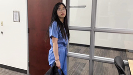 Asiática puta dando a xoxota para enfermeiro no hospital