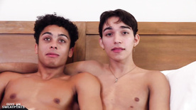 Jovens primos gays fazendo sexo anal selvagem