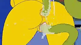 Adoção de Marge fodendo com alienigena