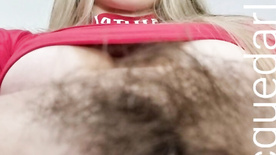 Jacqueline pelada mostrando sua bucetona peluda cheia de tesão