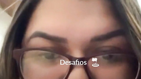 Caiu na net Sabrina Vasconcelos Gordinha vendo gozada em Live!