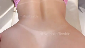 Nathalia Risalde de quatro dando a bucetinha com força no sexo delicioso